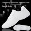Pantofi Unisex Albi pentru Gimnastică, Fitness, Dans, Aerobică și Cheerleading