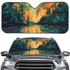 Portable Foldable Aluminum Sun Shade: Summer Heat Insulation Cover