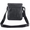 Premium Black Genuine Leather Cowhide Crossbody Bags Casual Messenger Shoulder Bag for Men Business Daily Bag