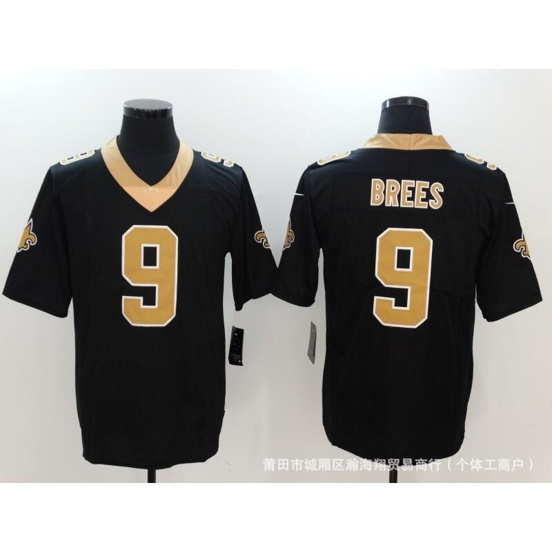 Saints Football Jersey Embroidered American Shirt Unisex Sports Top Breathable Team Game Wear