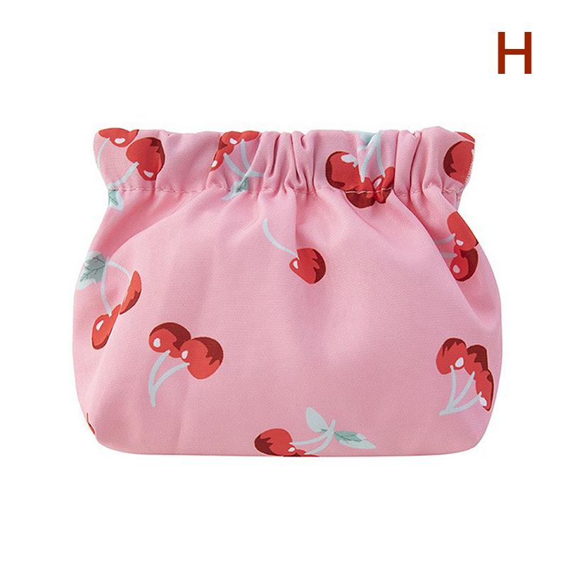 Cosmetics Coin Wire Holder Pouch Bag Portable Earphone Cards Lipsticks Storage Bag Auto Close Organizer Travel Jewelry Bag