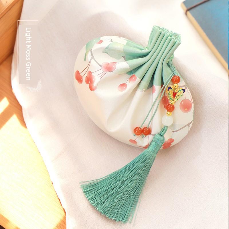 Dragon Boat Festival Fragrance Sachet Empty Bag Handmade DIY Hanging Ornament Mosquito Repellent Bag Mugwort Vintage Style Embroidered Empty Pouch