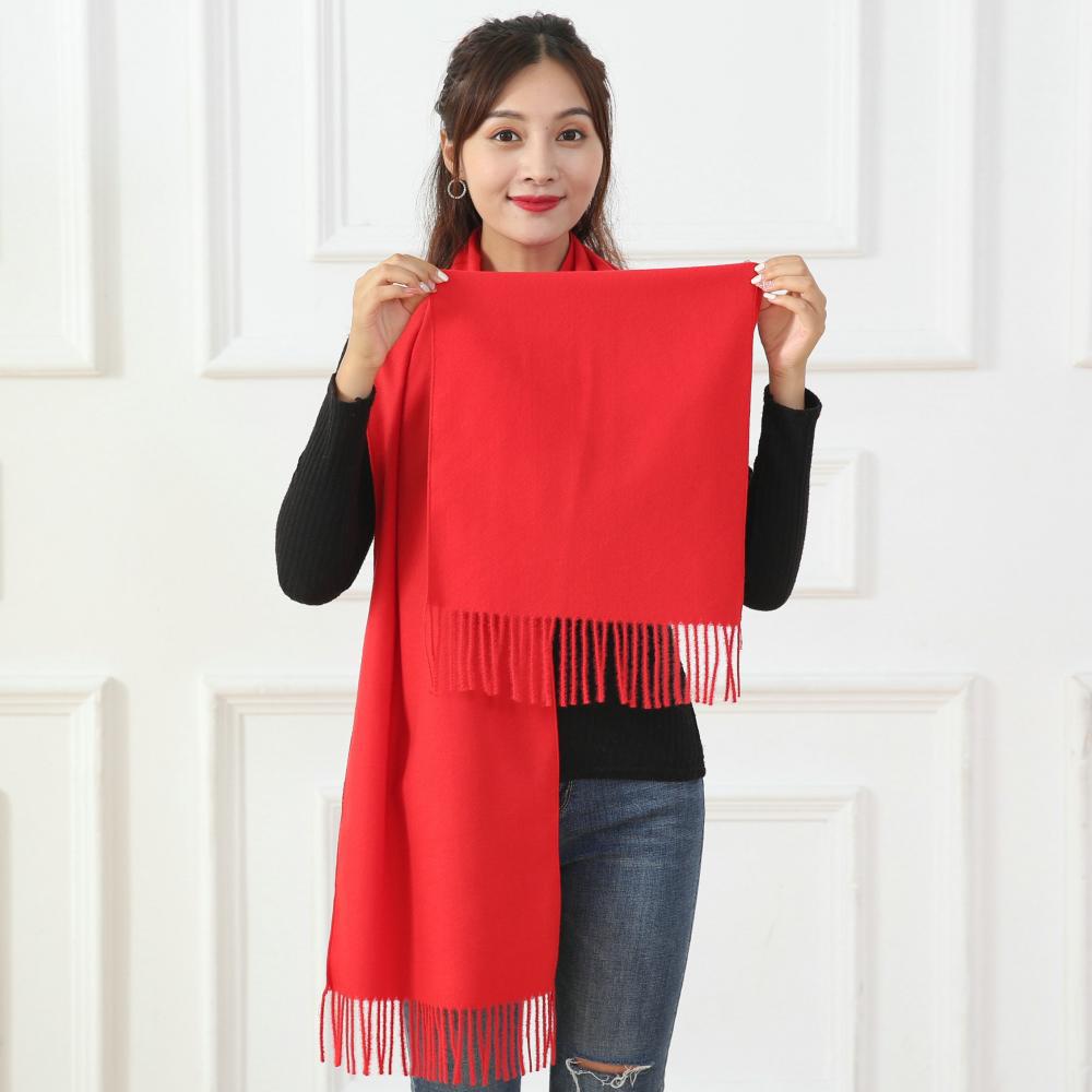 Custom Chinese Red Scarf with Logo for Events: Weddings, Birthdays, Reunions, and More