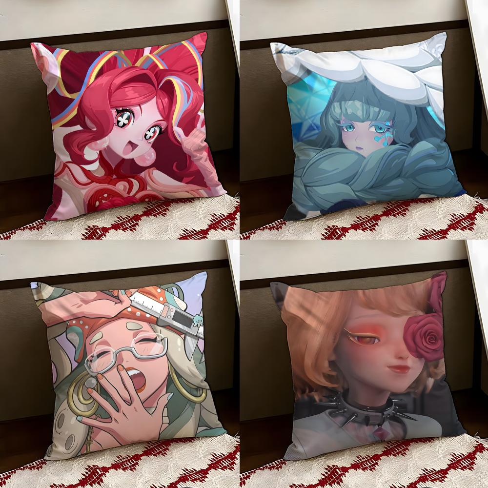 Game DDislyte Cushion Cover Reversible Soft Durable Pillow Cover Home Car MultiScene Use for Daily Comfort