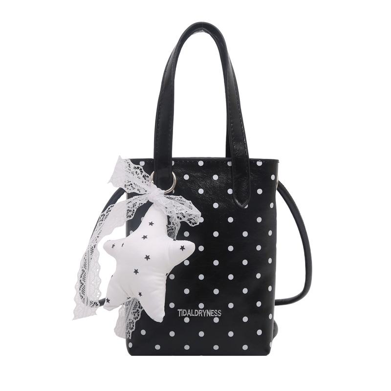 Trendy 2026 Summer Korean Polka Dot Crossbody & Shoulder Bag