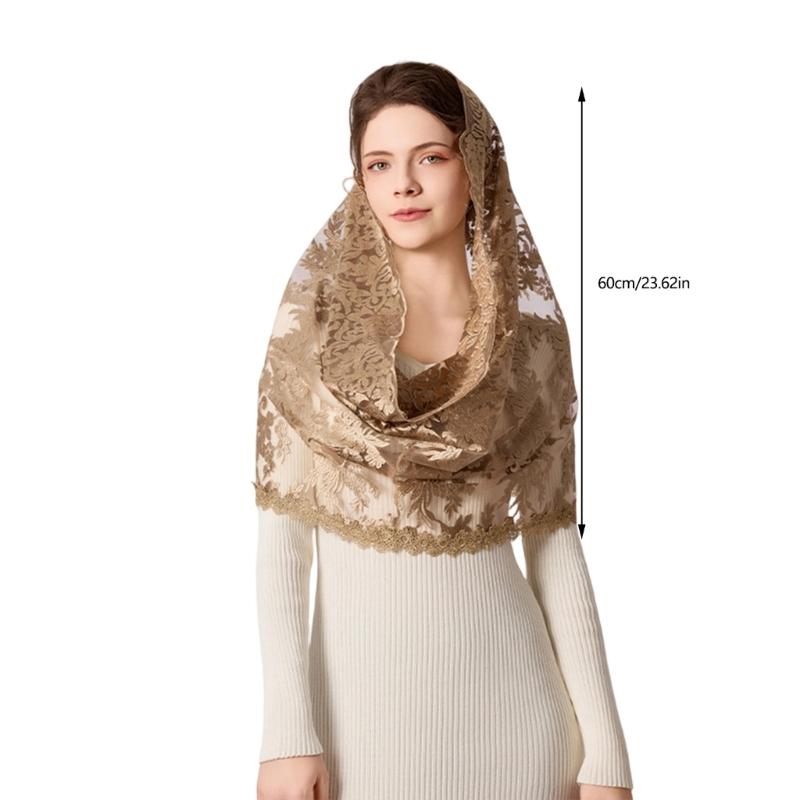Functional Polyester Scarf Serves As Hair Band Neck Cover Or Mask Portable For Travel Elegant Use Comfortable Fabric