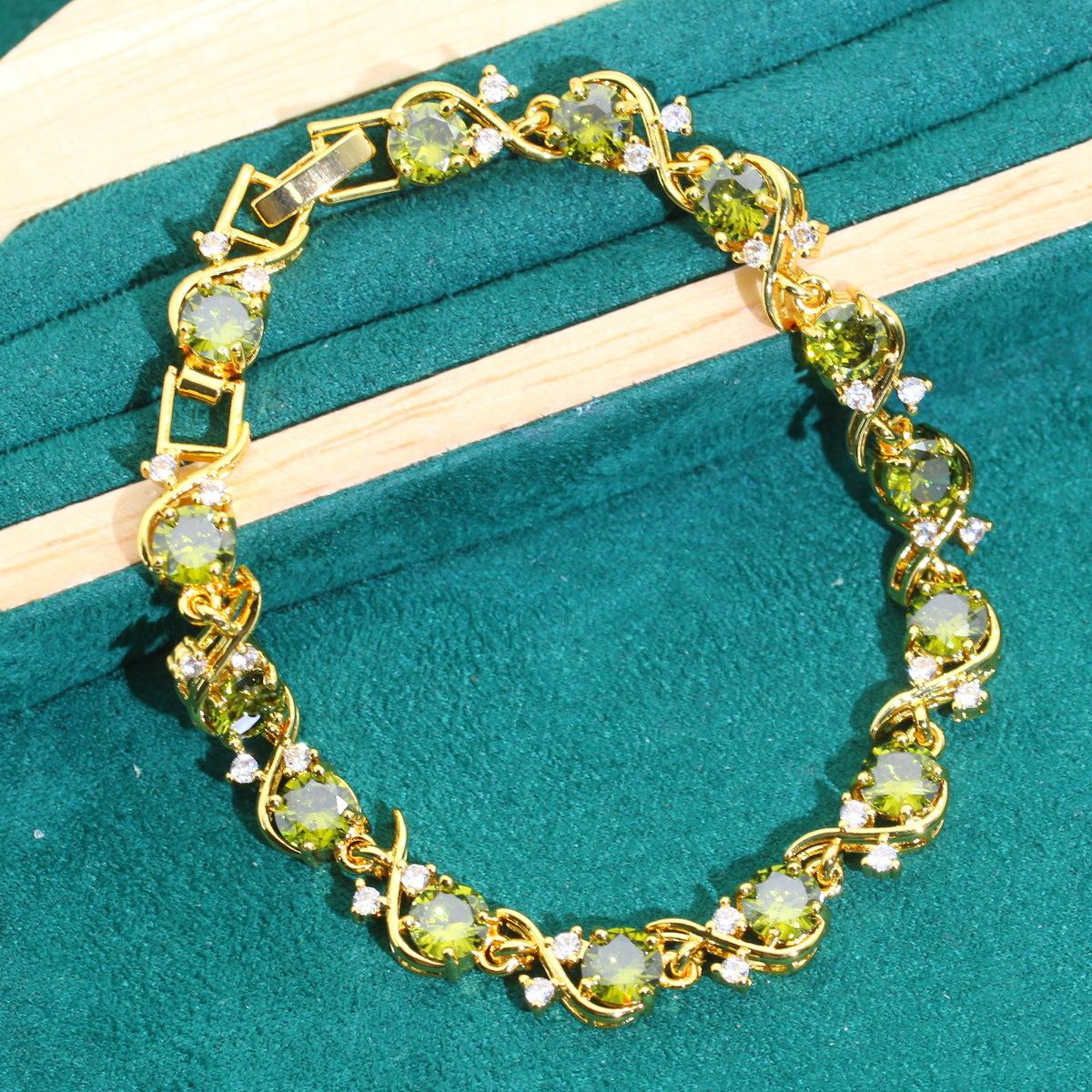 

Европа и США Самый продаваемый комплект женских украшений из циркона Романтические свадебные аксессуары Мода 10 yards