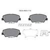 Textar 2570801 Brake Pad Set, Disc Brakes