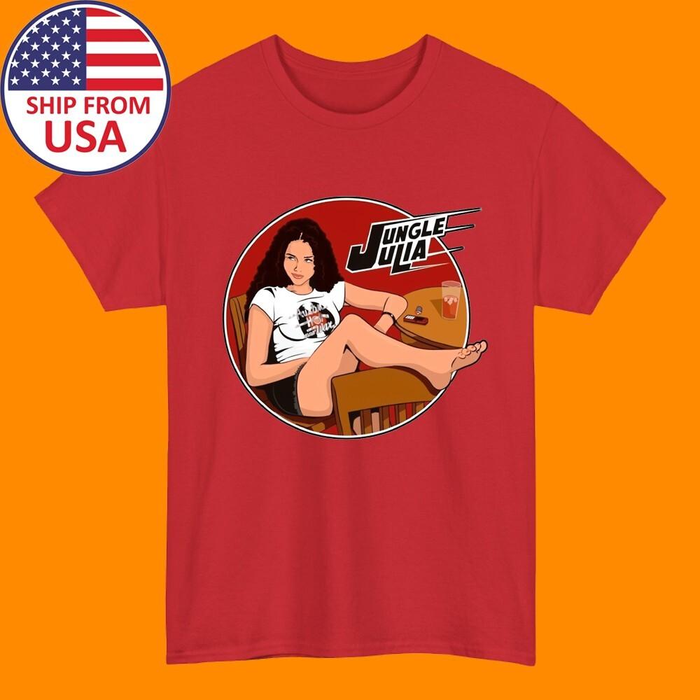 Jungle Julia Men#039;s Red Size S to 5XL Unisex T-Shirt S