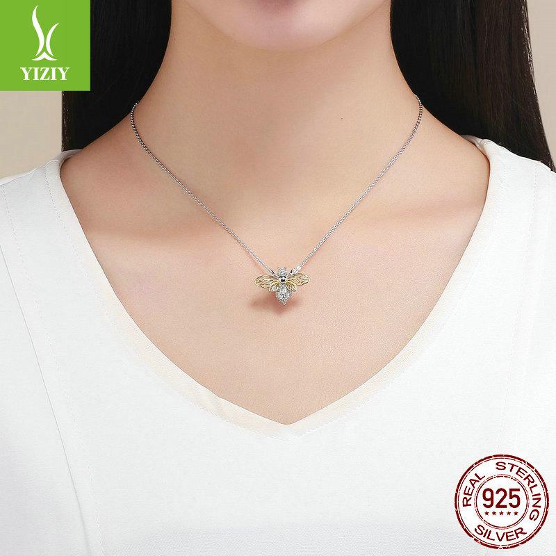 Vergoldetes 925er Sterlingsilberarmband mit Perlen-Accessoires, Love Bee DIY-Perlenanhänger.