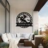 Drachen Metall Wandkunst Anpassbar Mattes Zinnblech Schild Hängend Wohnkultur