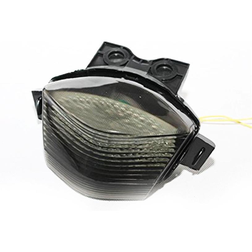 TailLights Brake Tail Lights with Integrated Turn Signals Indicators Smoke Motorcycle LED for Ninja 650R ER6 2006-2008