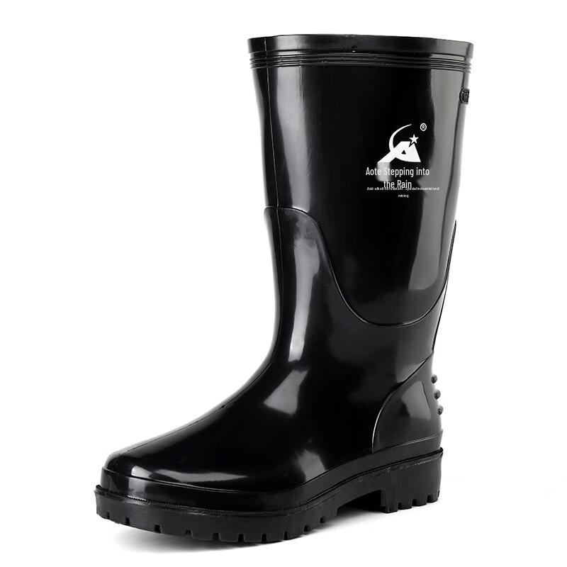 Aoteta Men's 501 Mid-Calf Waterproof Rain Boots