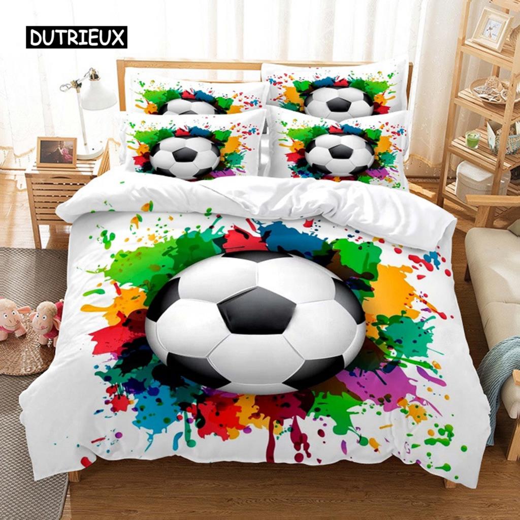 

Athletic Sports Bedding Set Duvet Cover Set 3d Bedding Digital Printing Bed Linen Queen Size Bedding Set Fashion Design EU single(135x200cm)