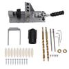 Pocket Hole Jig Kit Single Side Operation 15 Degree Drilling Pocket Screw Jig with 3 8 Inch Step Drill Bit Depth Limit