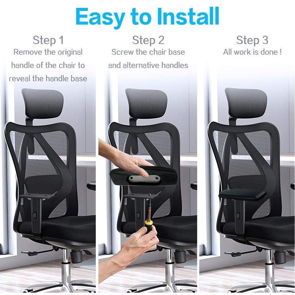 Universal Office Chair Armrest Cushions Comfortable Gaming Chair Armrest Cover AGK