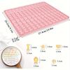 2 Pieces Silicone Dog Treat Molds: BPAFree Baking Mat with 5 Shapes 130 Grids for DIY Dog Biscuits and Treats