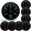 HD 52mm Digital Pointer Car Boat Voltmeter Auto Volt Indicator Voltage Gauge 12V/24V Car Volt Gauge 8~16V with 7 Color Backlight