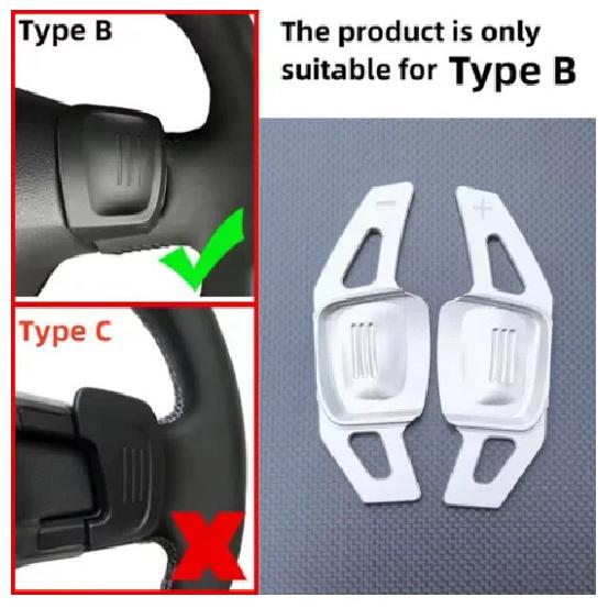 For Volkswagen Tiguan MK2 VW Arteon Golf7 8 Variant Alltrack MK7 T-Cross Passat B8 Steering Wheel DSG Paddle Shifter Extend