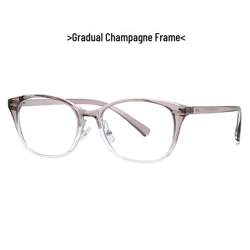 

TR90 Retro Bookworm Clear Lens Glasses - Bare Frame, Myopia-Compatible Classic Model 81159