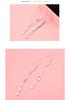 S925 Sterling Silver Water Drop Tassel Earrings - 2026 Elegant, Versatile, High-End Long Dangle Design for Girls