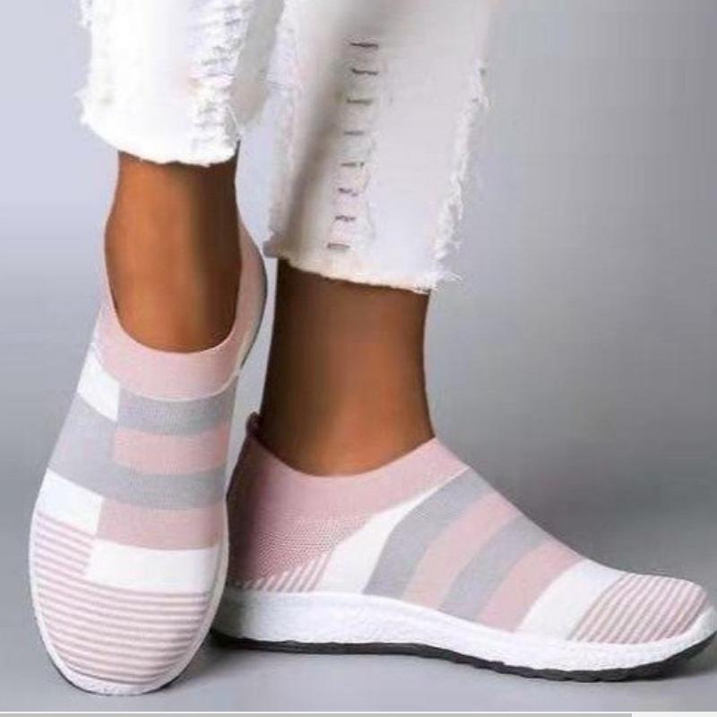 Women Casual Shoes Summer Breathable Walking Flats Shoes Sneakers Women Vulcanized Shoes Slip On Loafers Female Footwear WSH4166