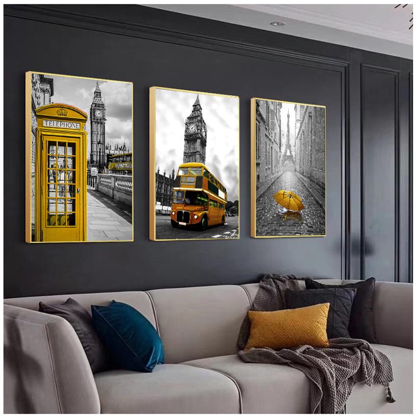 Canvas Print City London Paris Landscape Nordic S And Prints Paintings For Living Room Wall Art Decorative Pictures