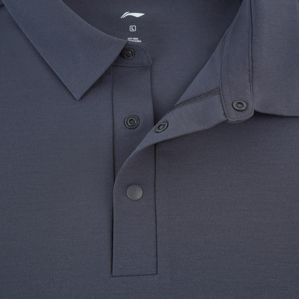 Li Ning Fashionable Breathable Polo Shirt Women tops Cool-Black APLW248-7