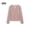 Semir Women's Faux Two-Piece Wool-Blend Knitted Sweater