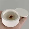 Round Candle Jar Silicone Mold DIY Square with Lid Craft Ornaments Making Plaster Concrete Epoxy Resin Storage Box Casting Molds