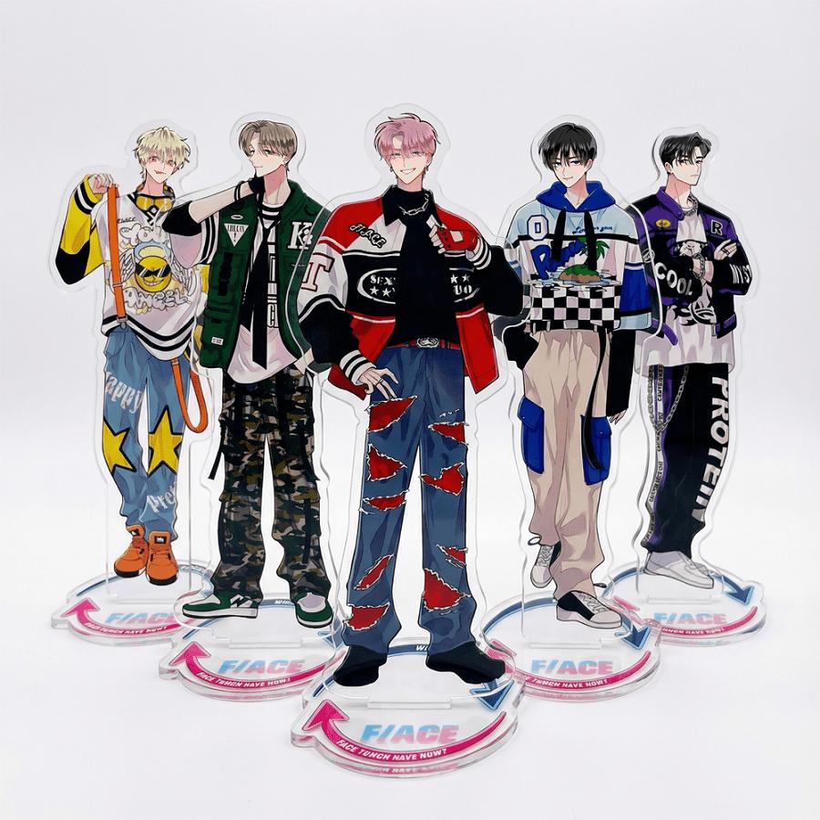 Anime Tamon-kun Ima Docchi!?/Tamon's B-Side Acrylic Stand Keychain Tamon Fukuhara Utage Kinoshita Double Sided HD Print Ornament