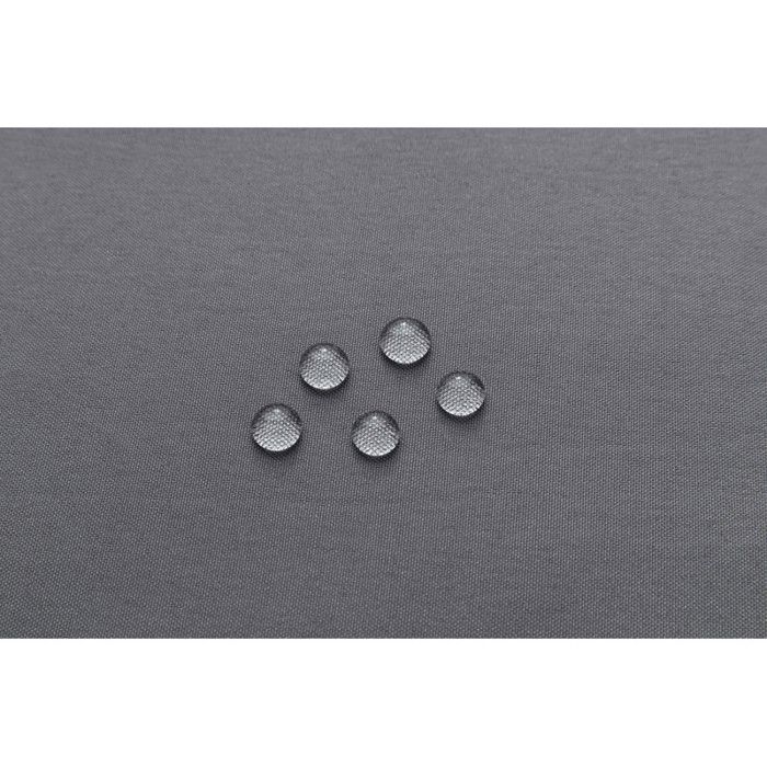 Nappe enduite avec traitement antitache Ardoise rectangulaire 145 x 240 cm