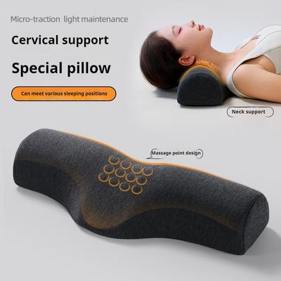 Poduszka szyjna Poduszka szyjna Cylindryczna pianka memory foam Sztywna szyja łagodząca ból Poduszka podróżna do spania na plecach