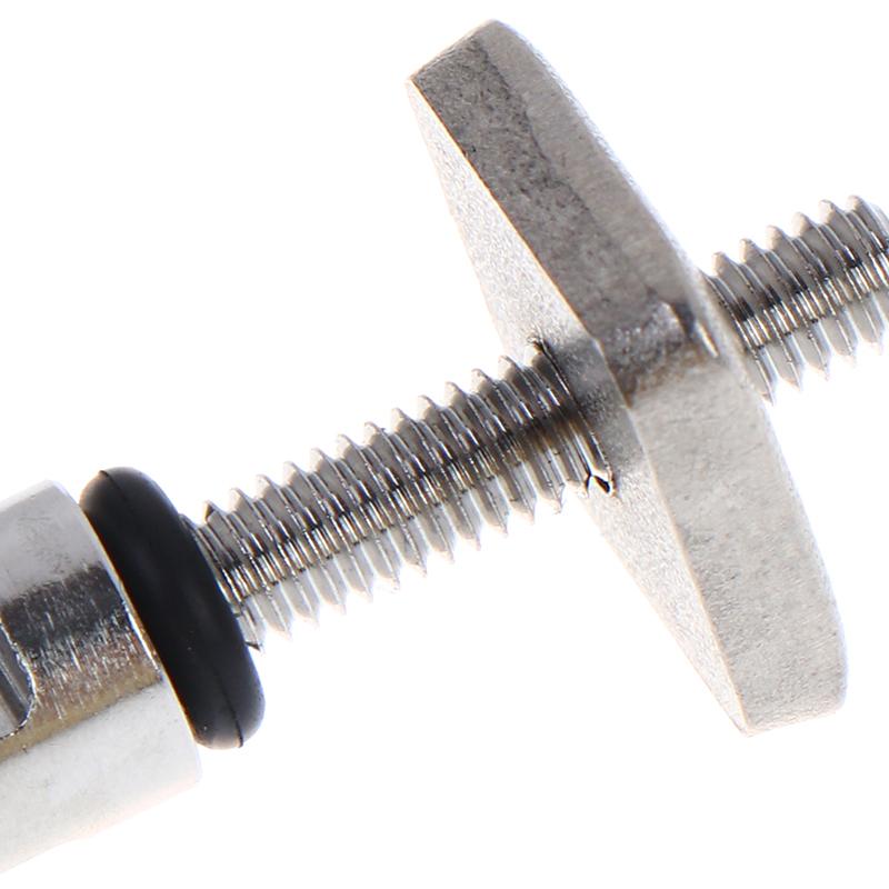 Stainless Steel Surfboard Fin Screw M4 Surf Fin Bolts Longboard Sliding Fin Screws Single Fin Nails Replacing Screws Square Nut