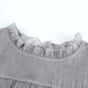 Dress Women Summer Loose Casual Peplum Short Sleeve Straight Dress Women