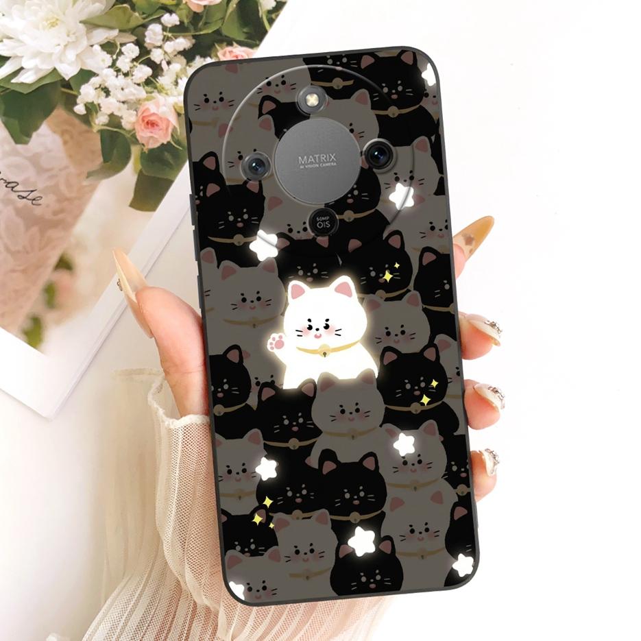 For Honor Magic 8 Lite Case Honor X9d MTN-NX1 Cute Dog Panda Cartoon Cover Silicone Case For Honor X70 X 70 HonorX9d Soft Fundas