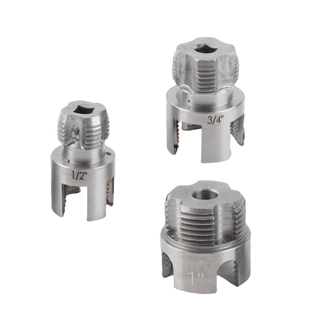 Pipe Threading Tool Portable 1/4in Hex Shank Pipe Thread Cutting Tool High Hardness G1/2 G3/4 G1 Alloy Steel for Home Repairs