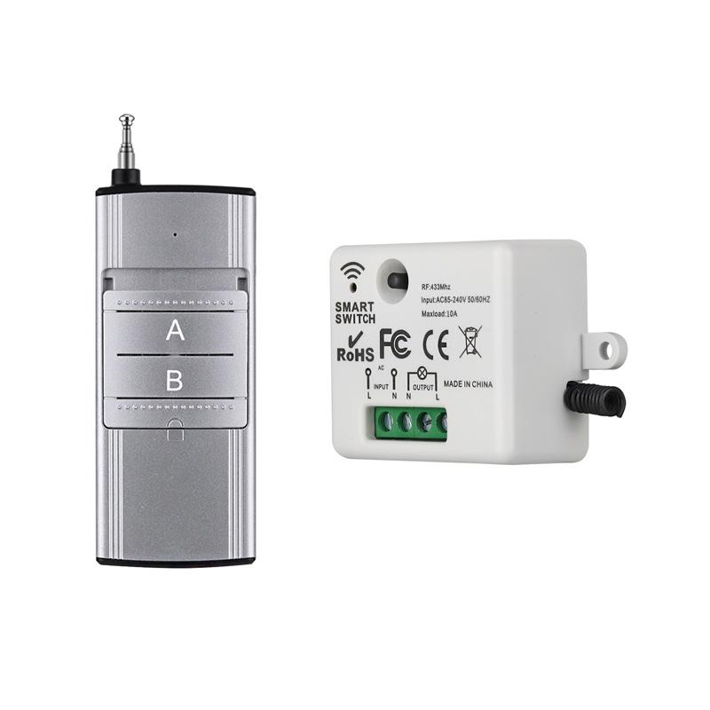 Aoke Electronics Wireless Remote Switch, 110/220V Single Channel Power Controller with Remote. Comes with 1 x 2-button remote control