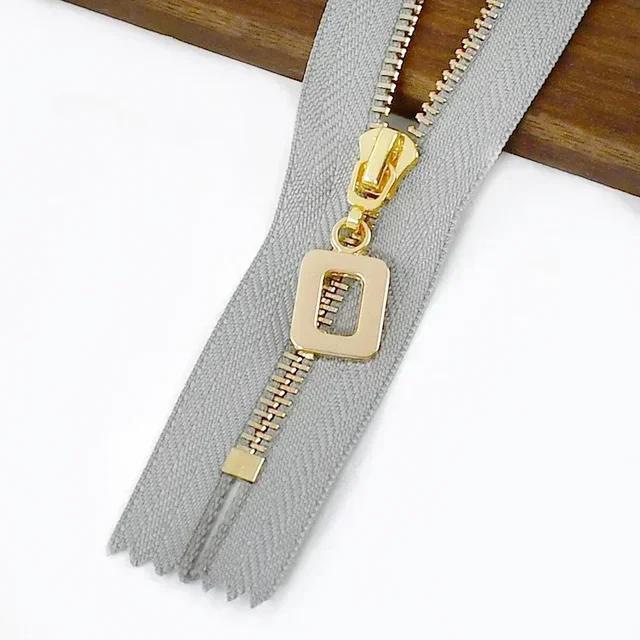 3Pc Meetee 15-70cm 3# Metal Zippers Auto Lock Zip for Clothes Purse Pocket Zipper Closures Repair Kit DIY Bag Sewing Accessories