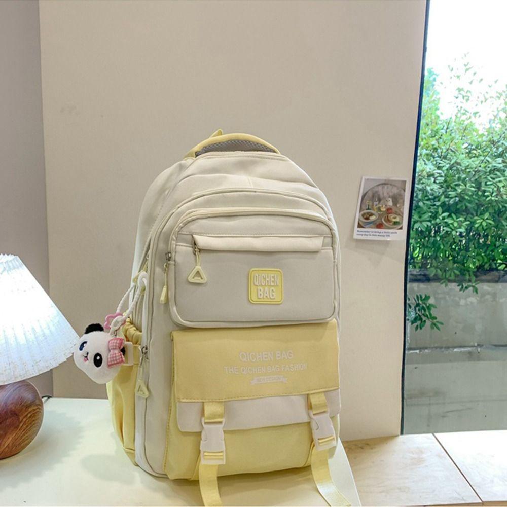 Waterproof Students School Bags Large Capacity Girls' Shoulder Bag Computer Backpack School