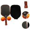 Pickleball Paddle Practical 16mm Carbon Fiber for Consistency Control Adults Style A