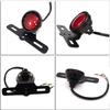 JIAHER Bakljus Motorcykel LED Vintage LED Bakljus Ljus Registreringsskyltsljus med