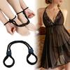 Rope Cuffs Gentle Secure Easy To Tie Untie Private Adjustable Length Soft Cotton Rope Feet Cuffs Adult Sex Toy