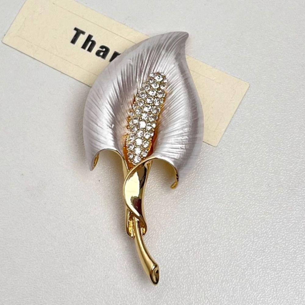 Zinc Zinc Alloy Metal Flower Brooches Jewelry Accessories Women Brooch Fashion Exaggerated Brooches  Daily