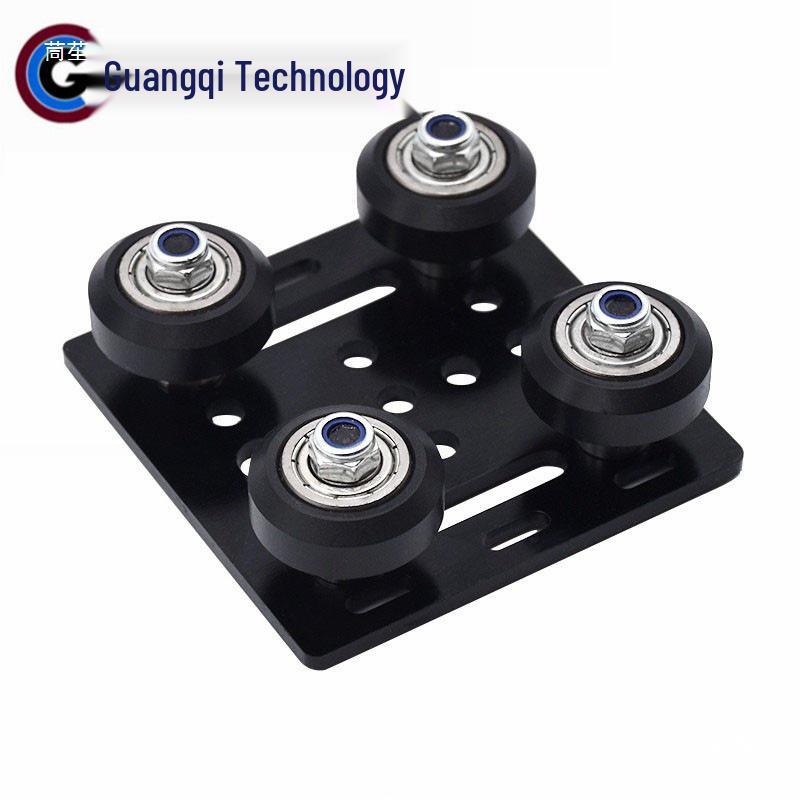 Euro Standard 2020 Aluminiumprofil V-Nut 3D-Drucker X-Achsen Schlitten mit 2040 Riemenscheibe