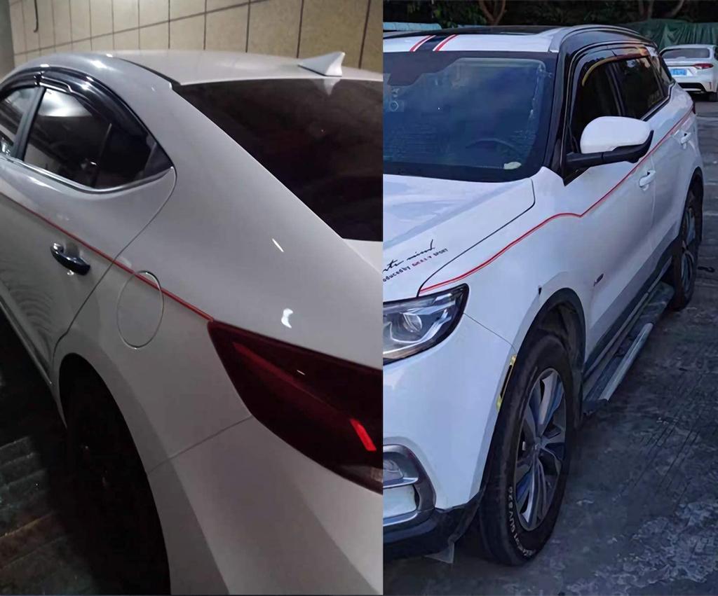 KEQKEV červená páska s proužkem karoserie Nálepka s bočním pruhem na karosérii Nálepka s pruhem pro automobilový průmysl