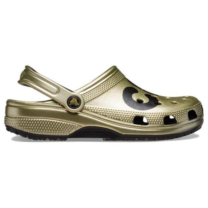 Crocs EVA Mode Vielseitig Leicht Atmungsaktiv Clogs Unisex Gold 210803-797