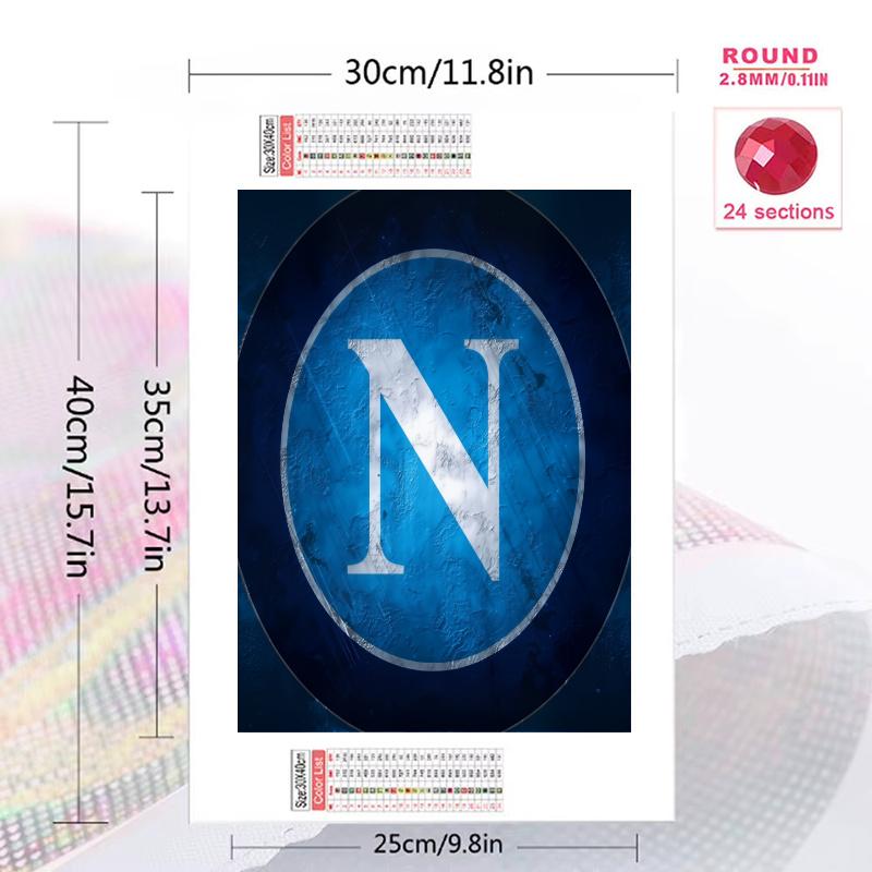 Napoli Pattern 3pcs 100% Round Full Drill 5D DIY Diamond Painting Embroidery Cross Stitch Rhinestone Décor