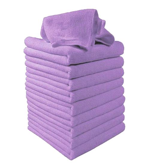 10Pcs Square Microfiber Soft Water Absorption Kitchen Car Washing Cleaning Towel