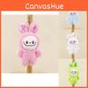 Adorable Long-haired Plush Bunny Keychain Lovable Rabbit Blind Box Collectible